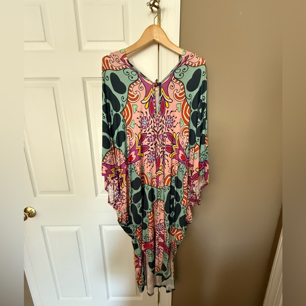Retro Print Kaftko Caftan